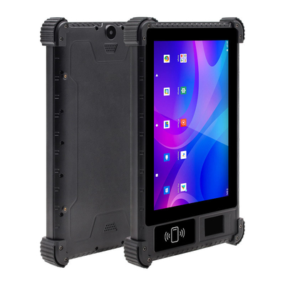 Het Touche screenoem van Nfc Rfid van de ruwe Veiligheids Biometrisch Vingerafdruk Tablet PC 8 Duim 4G