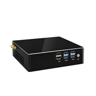 kopen Core i7 10510U i5 10210U Mini PC i3 ​​10110U 4K dual Lan Barebone desktopcomputer met Win10 pro Linux WiFi Type-C online manufacture