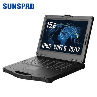 kopen Sunspad militaire robuuste laptop 15.6 inch IP65 core i5 i7 11e met vingerafdruk LTE 4G GPS optionele online manufacture