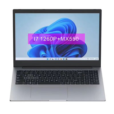 kopen Intel I7 12th Gen 16 inch Notebook met 12core 16threads en MX550 4GB VGA voor Gaming Laptop online manufacture