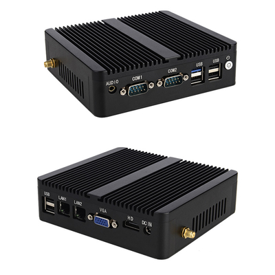 kopen Kleine Industriële de Computerpc van Grootte Draagbare Dubbele Lan Mini Pc With J4125 online manufacture